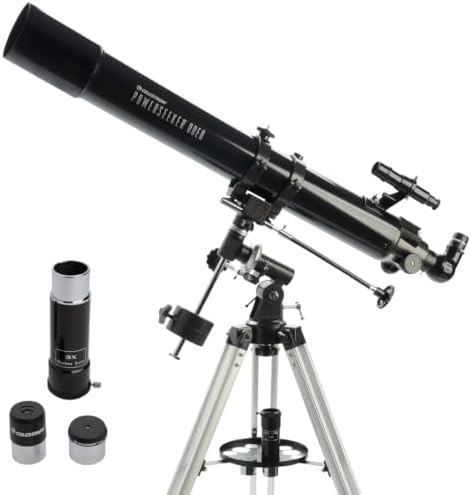 Eighty Millimeter Refractor on Equatorial Mount
