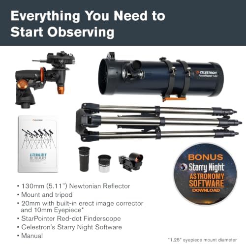 Reflector telescope with equatorial mount for deep sky — photo 3