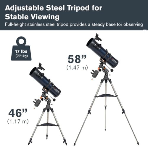 Reflector telescope with equatorial mount for deep sky — photo 5