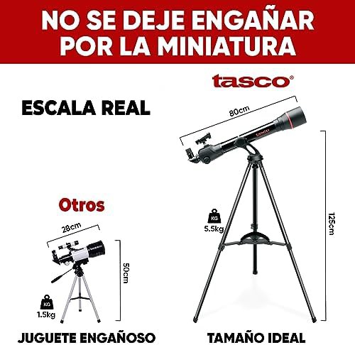 Altazimuth refractor telescope with red dot finder — photo 4