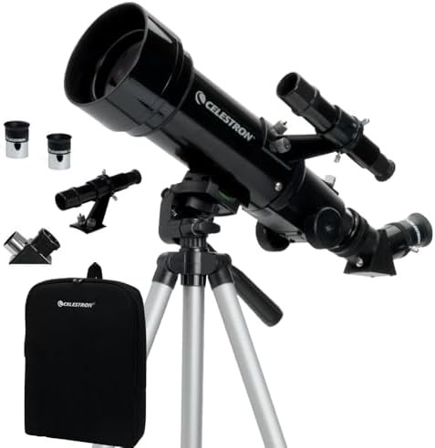Seventy millimeter beginner portable telescope kit