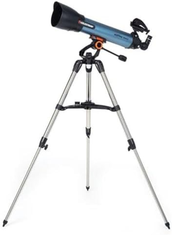 Refractor telescope with integrated smartphone adapter
