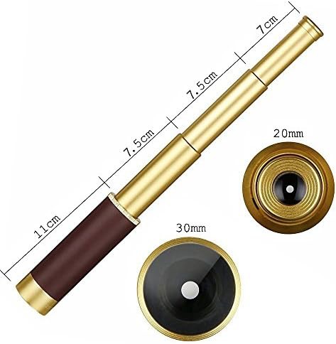 Retro pirate monocular with collapsible brass design — photo 3