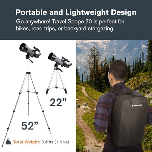 Seventy millimeter dx travel refractor with backpack — photo 5