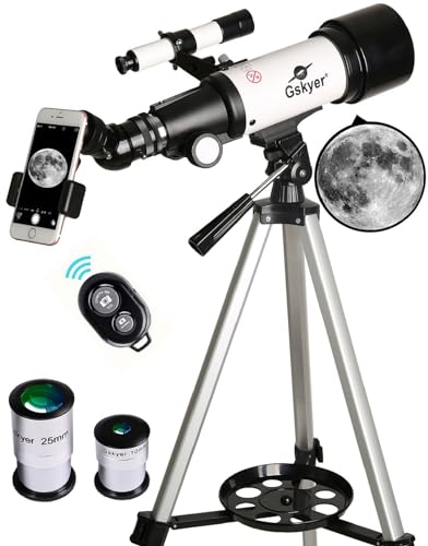 70mm Aperture 400mm AZ Mount Astronomical Refracting Telescope for