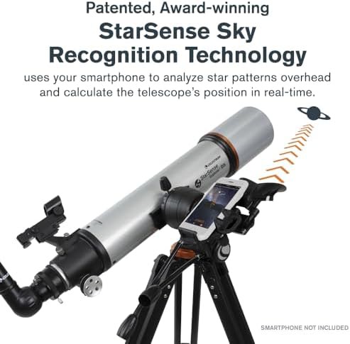 App enabled refractor telescope with smartphone dock — photo 4