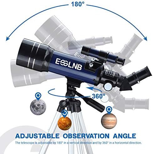 Seventy millimeter refractor with adjustable tripod — photo 4