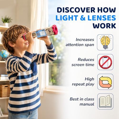 DIY wooden STEM telescope kit for kids — photo 4