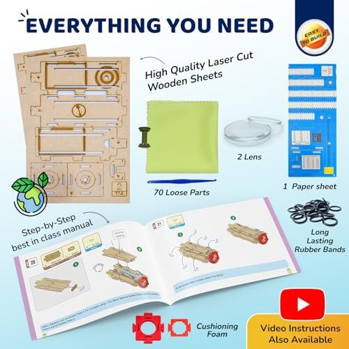 DIY wooden STEM telescope kit for kids — photo 5