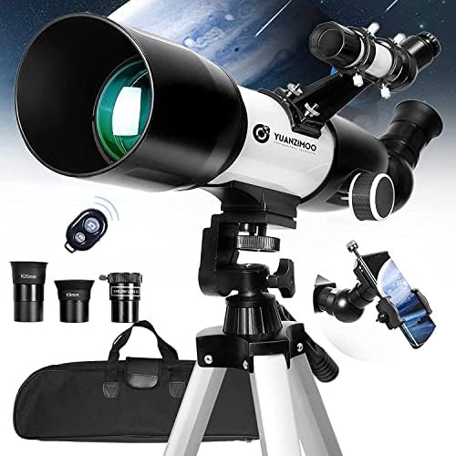 Portable 70mm aperture refractor with carrying bag