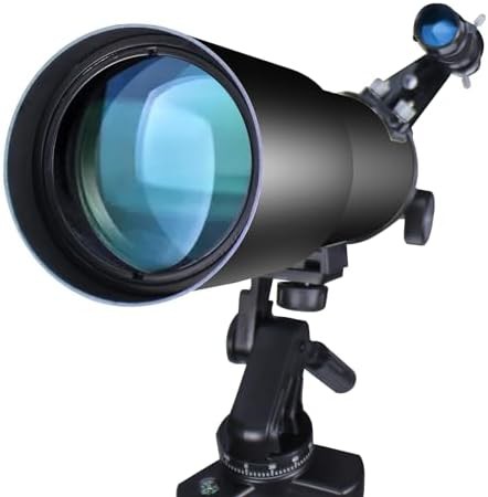Gray 80mm refractor telescope with backpack — photo 3