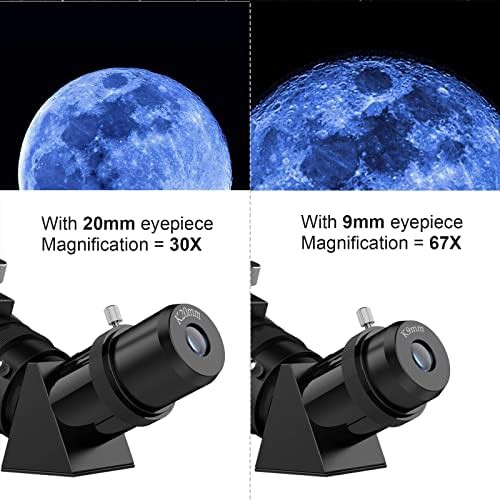 Gray 80mm refractor telescope with backpack — photo 4