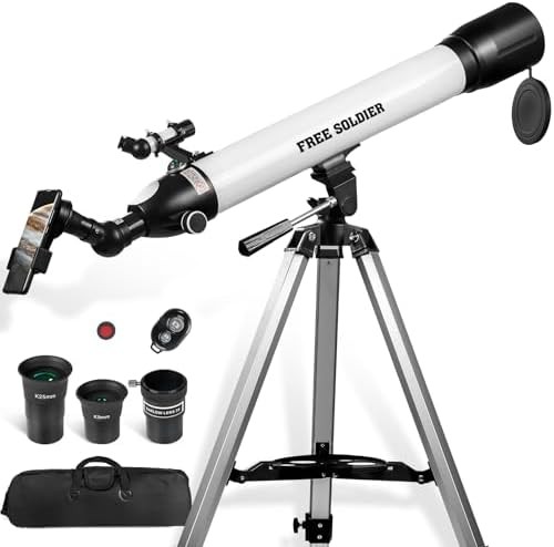White 90mm refractor for beginner astronomy