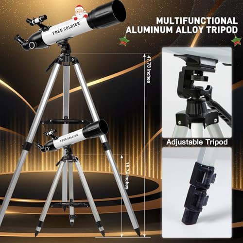 White 90mm refractor for beginner astronomy — photo 5