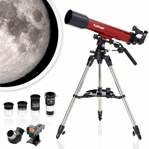 Refractor telescope with 102mm aperture
