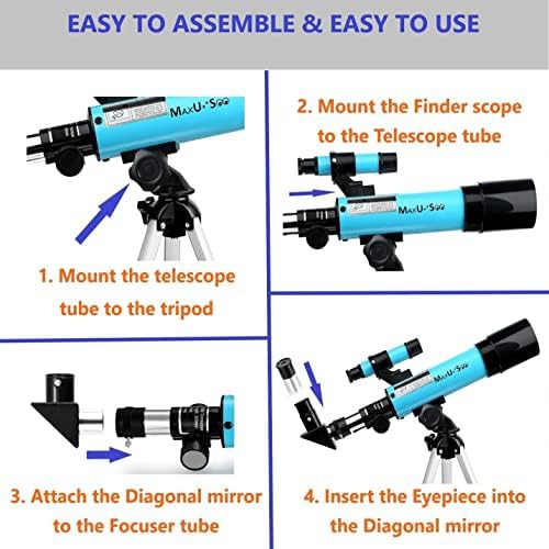 Lunar refractor telescope with compact binoculars — photo 4