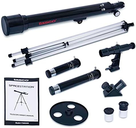 Black refractor telescope for beginners 50mm — photo 3