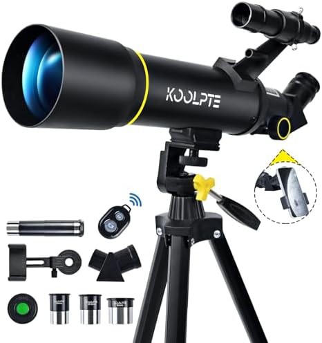Portable 70mm travel refractor telescope for kids