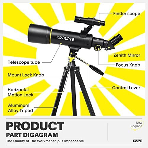 Portable 70mm travel refractor telescope for kids — photo 4