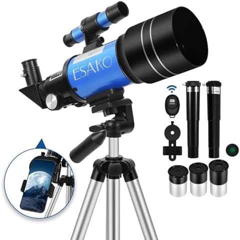 Portable 70mm refractor for star gazing