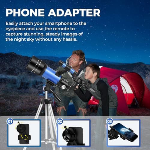 Portable 70mm refractor for star gazing — photo 5