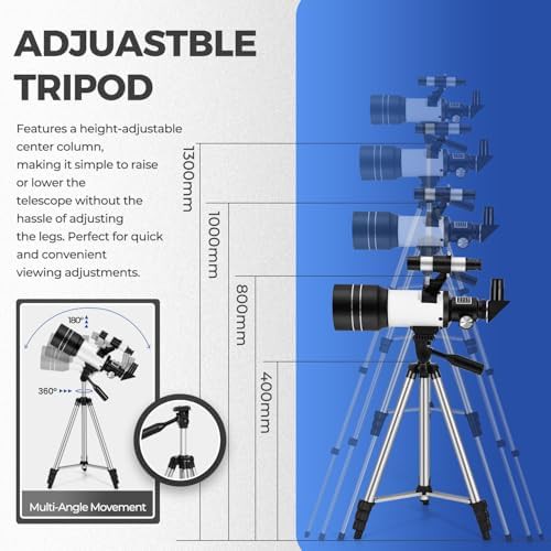 Adjustable tripod 70mm starter telescope — photo 3