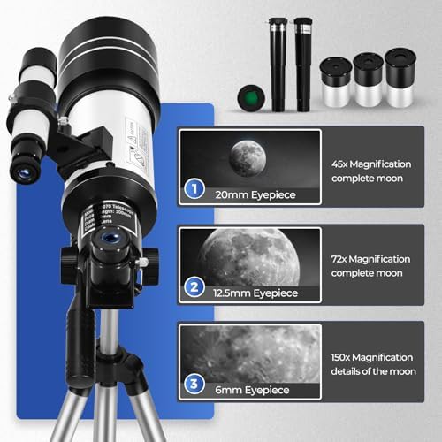Adjustable tripod 70mm starter telescope — photo 4