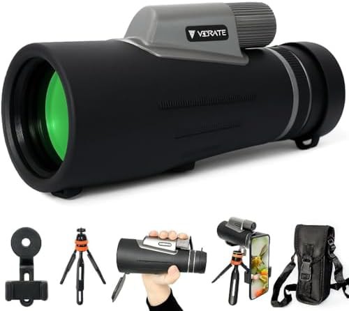 Waterproof high power monocular with tripod