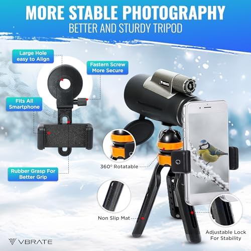 Waterproof high power monocular with tripod — photo 4