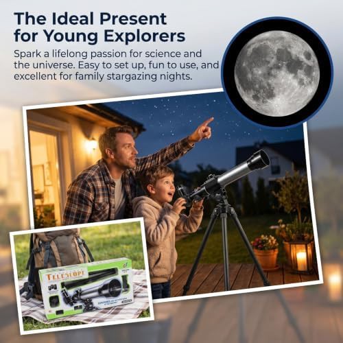 Astronomical telescope with adjustable zoom tripod — photo 5