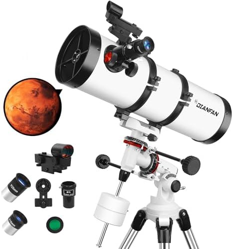Astronomy Telescope for Adults with Equatorial Mount