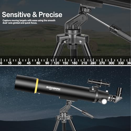Long focal length 80mm refractor with AZ mount — photo 3
