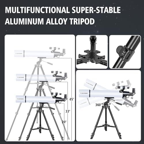 Portable travel refractor with 900mm focal length — photo 3