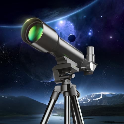 White 50mm aperture beginner astronomical telescope — photo 5