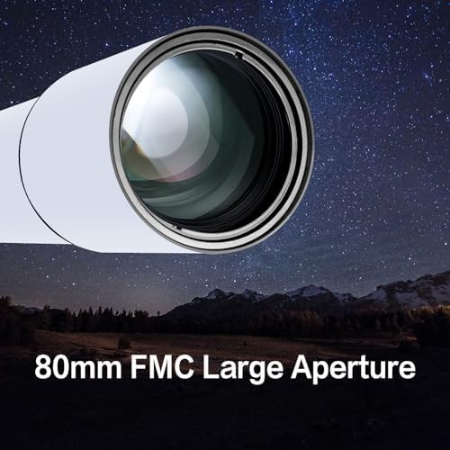 Portable 80mm refractor telescope with 900mm focal length — photo 3