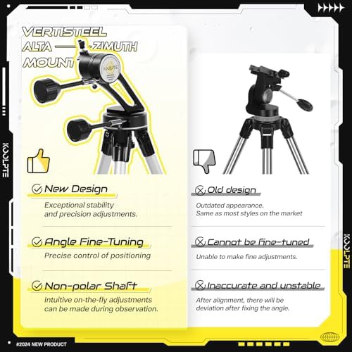 Black 90mm refractor telescope for moon viewing — photo 5