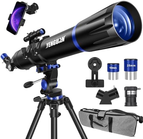Refractor telescope with 90mm aperture