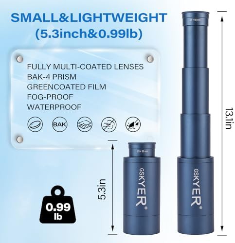 High powered 50mm monocular for hunting and camping — photo 5