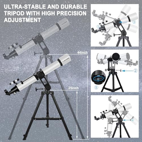 High precision 90mm refractor with 1000mm focal length — photo 4