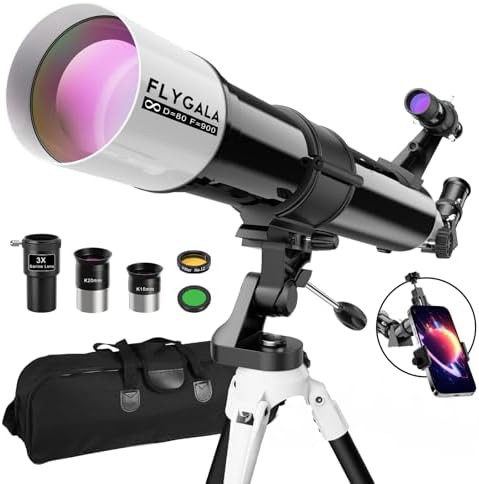 Professional 900mm focal length 80mm refractor