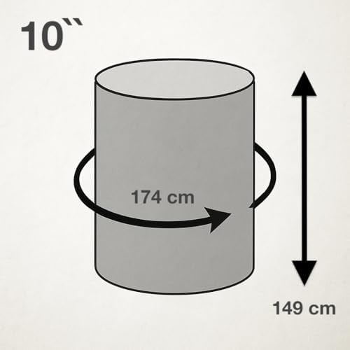 Black ripstop cover for ten inch dobsonian — photo 3