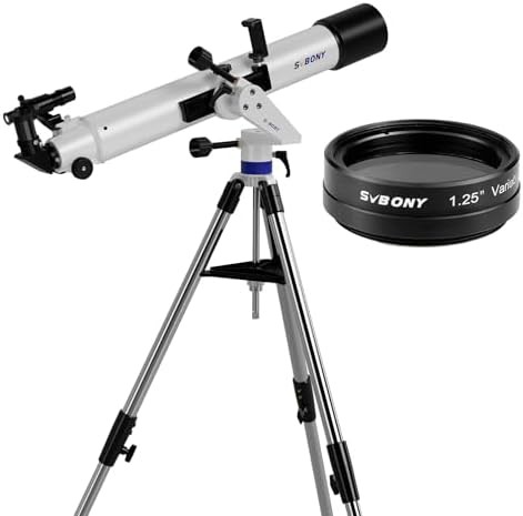 SVBONY 90mm refractor with polarizing filter