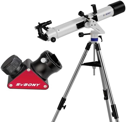 SVBONY 90mm refractor with star diagonal