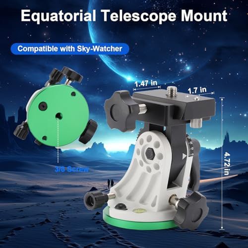 Aluminum alloy equatorial wedge latitude base — photo 5