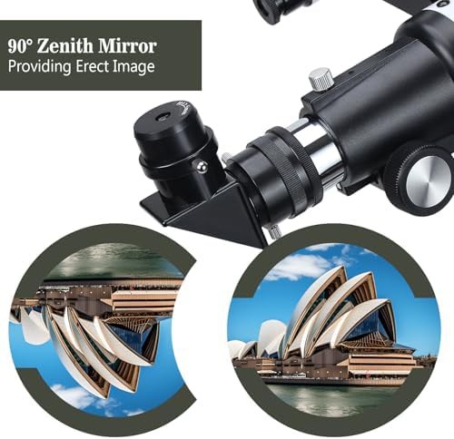 Silver 70mm portable refractor 400mm length — photo 4