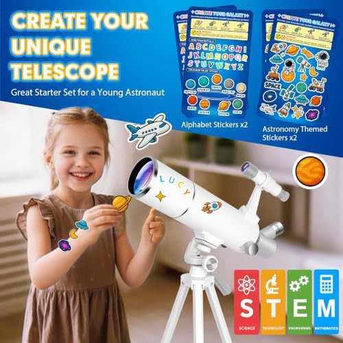 Compact 80mm aperture telescope for kids and adults — photo 2