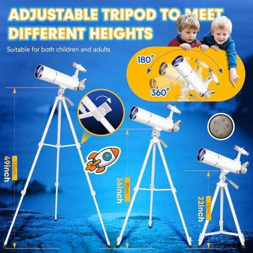 Compact 80mm aperture telescope for kids and adults — photo 5