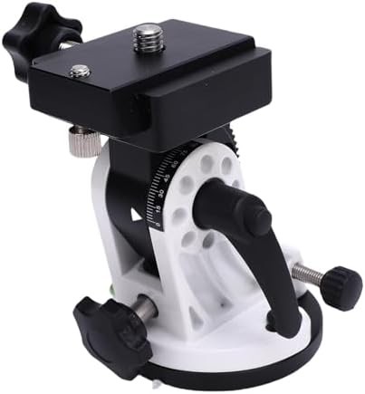 White aluminum telescope latitude adjustment seat