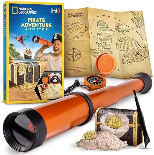 Pirate telescope adventure kit for kids