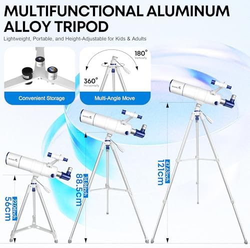 Compact 90mm Refractor with Travel Tripod — photo 5
